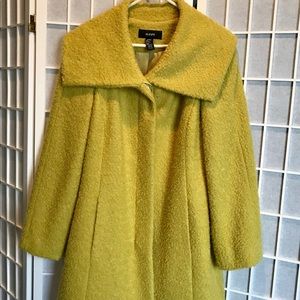 Boiled wool coat